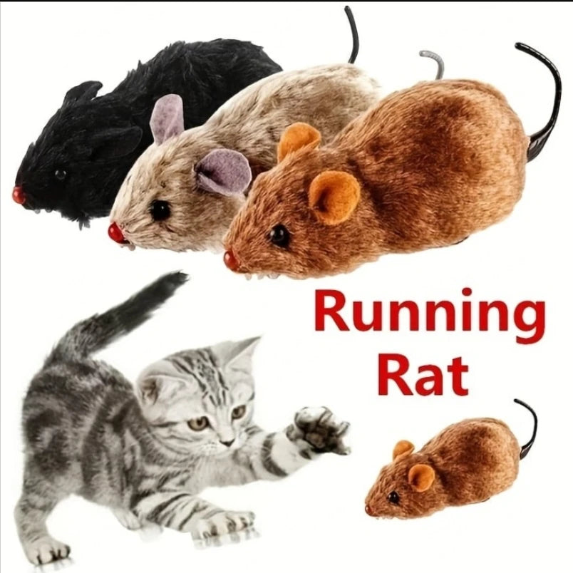 Ratón de juguete realista para gatos — ¡Les vuelve locos!