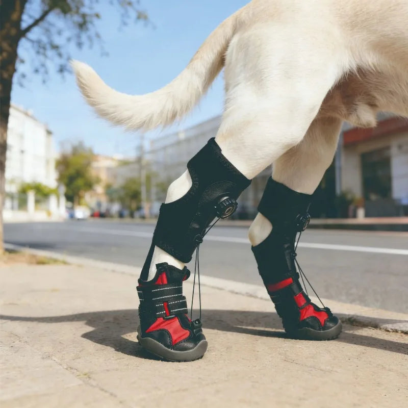 Dog Shoes Dirty Proof Anti Drop Wear Resistant Hard Sole Breathable Foot Protection Puppy Boots Injured dog joint fixation